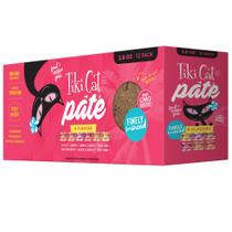 Pacote com 12 Patês Cat Food Tiki Pets Tiki Cat Grill - 84ml cada