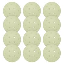 Pacote com 12 Pickleball Franklin Sports Glow in The Dark Green
