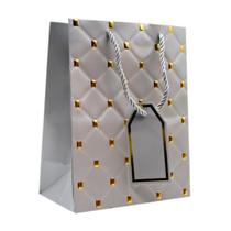 Pacote com 12 sacolas de presente pequena 22x18 papel cores