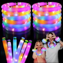 Pacote com 12 tubos Party Fidget Light Up Pop Fidget para crianças Pacote com 12 tubos Party Fidget Light Up Pop Fidget para crianças