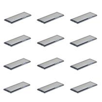 Pacote com 12 unidades de acrílico Mirror Pull Handle Mirart Self Stick