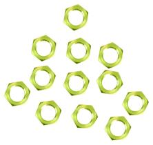Pacote com 12 unidades de latão sólido Nuts Hex Jandorf 1/8" IP Pacote com 12 unidades de latão sólido Nuts Hex Jandorf 1/8" IP