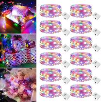 Pacote com 12 unidades Fairy Lights Fairdeer 20 LED de 7 pés Pacote com 12 unidades Fairy Lights Fairdeer 20 LED de 7 pés