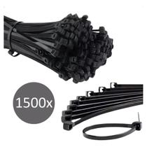 Pacote Com 1500 Abraçadeira Nylon 2,5x10cm Preto