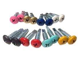 Pacote com 16 parafusos Lacrosse Head Lockoff multicoloridos