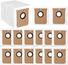 Pacote com 16 sacos de pó a vácuo grandes de 2,5 L Hoxxu para aspirador Eufy L50 SES L60 SES, doca de esvaziamento automático, saco de pó de reposição para Conga Home 1000.8090 Ultra,9090AI (pacote com 16 sacos de pó para substituição)