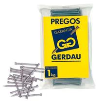 Pacote com 1kg de Prego sem Cabeça 12 x 12cm Gerdau