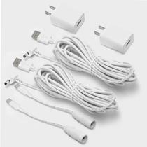 Pacote com 2 adaptadores e carregadores para Ring Stick Up Cam de 3ª geração/2ª geração e Pan Tilt Pacote com 2 adaptadores e carregadores para Ring Stick Up Cam de 3ª geração/2ª geração e Pan Tilt