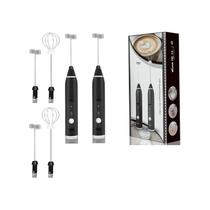 Pacote com 2 agitadores de café e batedor de espuma de leite