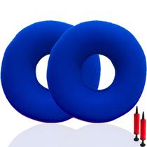Pacote com 2 almofadas de rosquinha para dor no cóccix com assento para hemorróidas Pacote com 2 almofadas de rosquinha para dor no cóccix com assento para hemorróidas