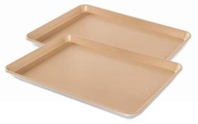 Pacote com 2 antiaderentes de alumínio Baker's Half Sheet Nordic Ware Naturals