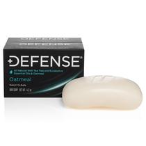 Pacote com 2 barras de aveia natural Soap Defense para homens, 200g