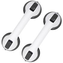 Pacote com 2 barras Grab Bars Zhazieon para banheiras e chuveiros, 30 cm, cinza