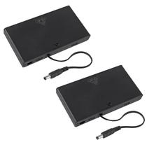 Pacote com 2 baterias 12V 8-AA com conector DC Pacote com 2 baterias 12V 8-AA com conector DC