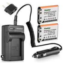 Pacote com 2 baterias e carregador para acessórios Fujifilm FinePix + Pacote com 2 baterias e carregador para acessórios Fujifilm FinePix +