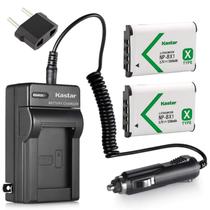 Pacote com 2 baterias e carregadores para Sony HDR-CX405, HDR-CX440