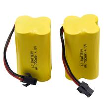 Pacote com 2 baterias recarregáveis Blomiky 4.8V 700mAh NiCd AA