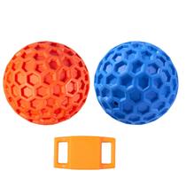 Pacote com 2 bolas de brinquedo para cães Putago Squeaky Balls para mastigadores agressivos Pacote com 2 bolas de brinquedo para cães Putago Squeaky Balls para mastigadores agressivos