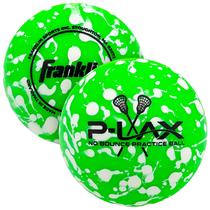 Pacote com 2 bolas de lacrosse Franklin Sports Practice verdes Pacote com 2 bolas de lacrosse Franklin Sports Practice verdes