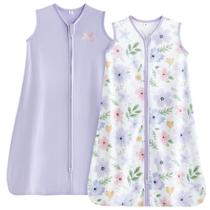 Pacote com 2 bolsas de dormir para bebês TILLYOU, 18-24 meses, 100% algodão Pacote com 2 bolsas de dormir para bebês TILLYOU, 18-24 meses, 100% algodão