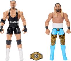 Pacote com 2 bonecos de ação Mattel WWE Main Event Showdown