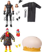Pacote com 2 bonecos de ação Mattel WWE Ultimate Edition com acessórios Pacote com 2 bonecos de ação Mattel WWE Ultimate Edition com acessórios