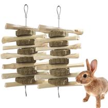 Pacote com 2 brinquedos Kathson Bamboo Chew para coelhos e hamsters
