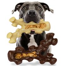Pacote com 2 brinquedos para mastigar cães SIHRMIU para mastigadores agressivos Pacote com 2 brinquedos para mastigar cães SIHRMIU para mastigadores agressivos