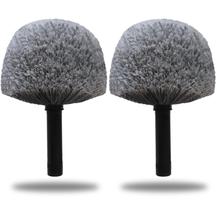 Pacote com 2 cabeças de duster Tockrop Cobweb para postes de rosca de 3/4"