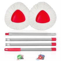 Pacote com 2 cabeças de reposição Spin Mop para O ceda EasyWring