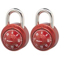 Pacote com 2 cadeados combinados Locker Lock Master Lock 1530T