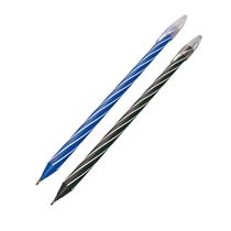 Pacote com 2 Caneta Esferográfica Cis Spiro Preto e Azul 7mm Pacote com 2 Caneta Esferográfica Cis Spiro Preto e Azul 7mm