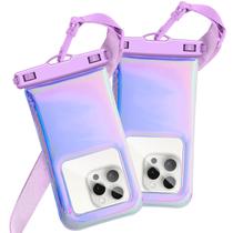 Pacote com 2 capas de telefone impermeáveis Foweroty para telefones de 7 polegadas