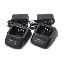 (Pacote com 2) Carregador rápido para rádio Kenwood TK-2200 TK-2200L TK-2206 TK-2202 TK-2207 TK-2207G TK-3200 TK-3200L TH-K20 TH-K20A TK-2000 TK-3000