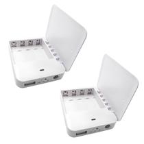 Pacote com 2 carregadores USB operados por bateria Power Bank LZDICITARU