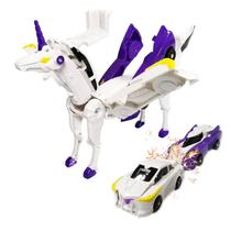 Pacote com 2 carros Toy Fogsea Magnetic Collision Transforming Unicorn