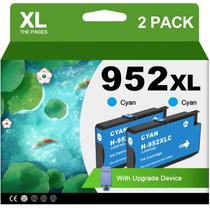 Pacote com 2 cartuchos de tinta ciano NEXTPAGE 952XL com dispositivo de atualização