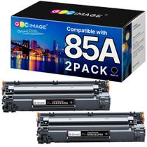 Pacote com 2 cartuchos de toner preto GPC Image 85A CE285A