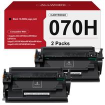 Pacote com 2 cartuchos pretos de toner para impressora a laser ALLWORK 070H
