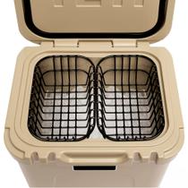 Pacote com 2 cestos refrigeradores acima do nível do mar para YETI Roadie 24/32