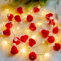 Pacote com 2 chapéus de malha Christmas String Lights Brightown Pacote com 2 chapéus de malha Christmas String Lights Brightown