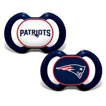 Pacote com 2 chupetas BabyFanatic NFL New England Patriots