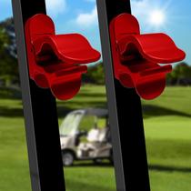 Pacote com 2 clipes magnéticos de golfe para carrinho de golfe MAGOLFIN Red