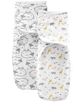 Pacote com 2 cobertores Swaddle Simple Joys da Carter's Baby