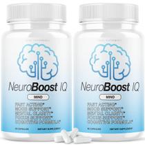 (Pacote com 2) Comprimidos cerebrais do suplemento Neuro Boost IQ 120 cápsulas