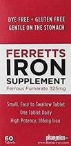Pacote com 2 comprimidos Supplement Pharmics Ferretts 60 (106 mg)