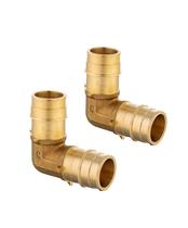 (Pacote com 2) Conexões de latão de expansão de fluxo total EFIELD Pex A