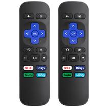 (Pacote com 2) Controle remoto de substituição para Roku Express, Premiere, Box, Player, 1 2 3 4