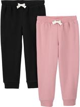 Pacote com 2 corredores Simple Joys by Carter's Fleece para meninas de 12 meses