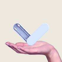 Pacote com 2 cotonetes de algodão reutilizáveis ZMCHE com ponta dupla e estojo